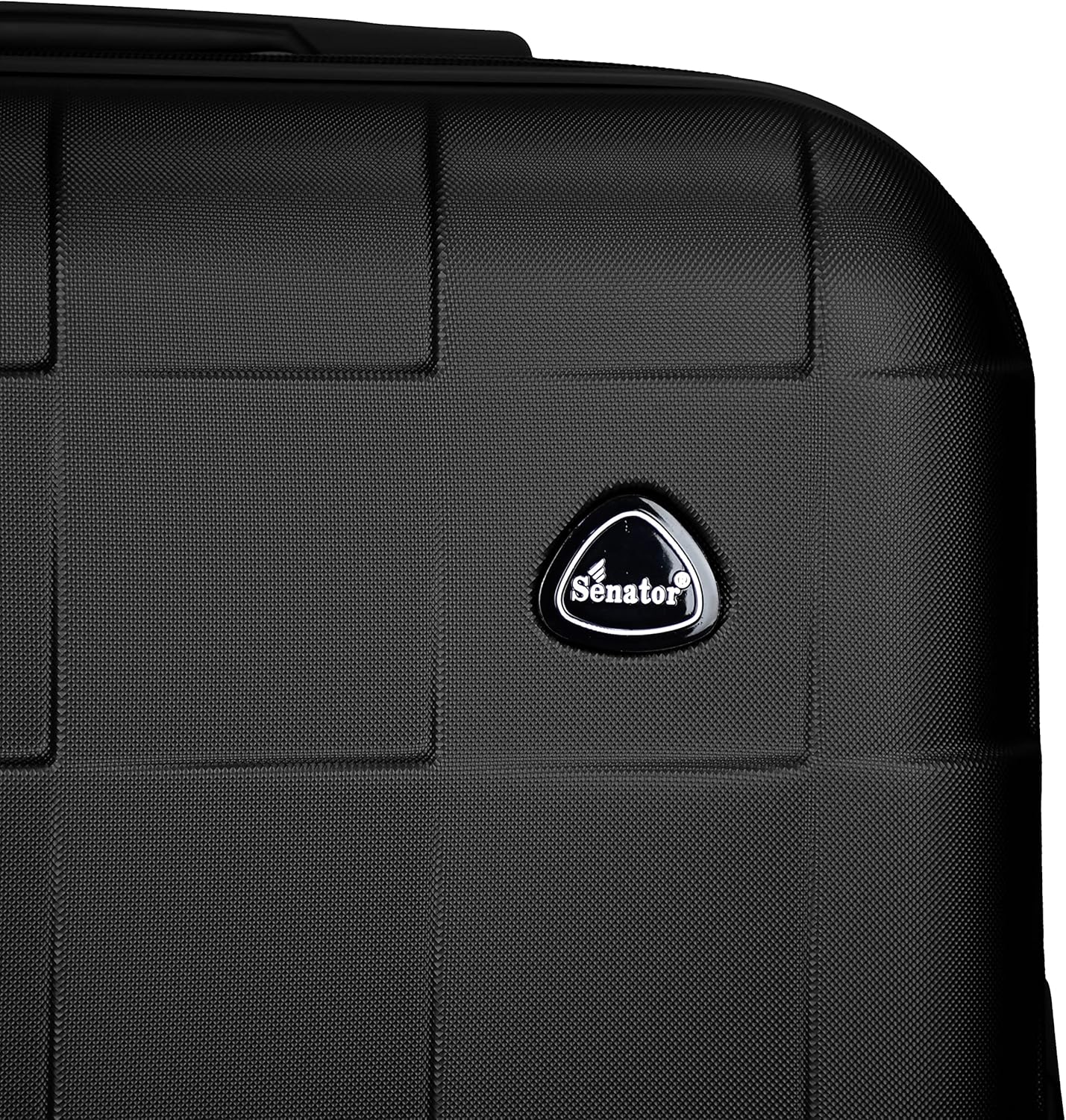 Senator Luggage Checked Bag 28 Inch, Hard-Shell Suit Case for Travel with 4 Spinner Wheels