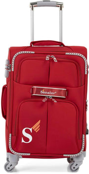 Senator Soft-Shell Luggage Bag 32 Inch, Expandable Lightweight Luggage with 4 Spinner Wheels