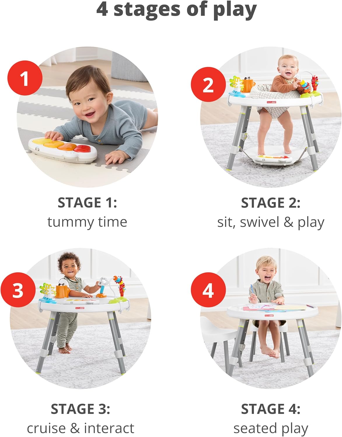 Skip Hop Baby Activity Interactive Play Center With 3-Stage Grow-With-Me Functionality