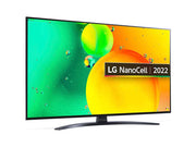 LG 43 Inch NANO76 4K NanoCell Smart TV 43NANO76
