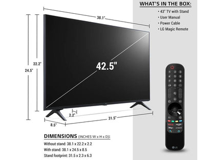 LG 50" UP8000 4K UHD Smart TV 50UP8000