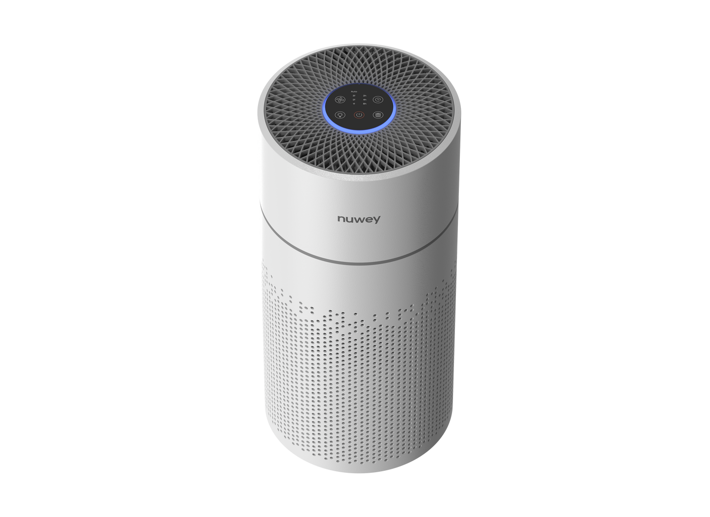 Nutricook Nuwey Air Pure XL Air Purifier side view with AirDetect sensor
