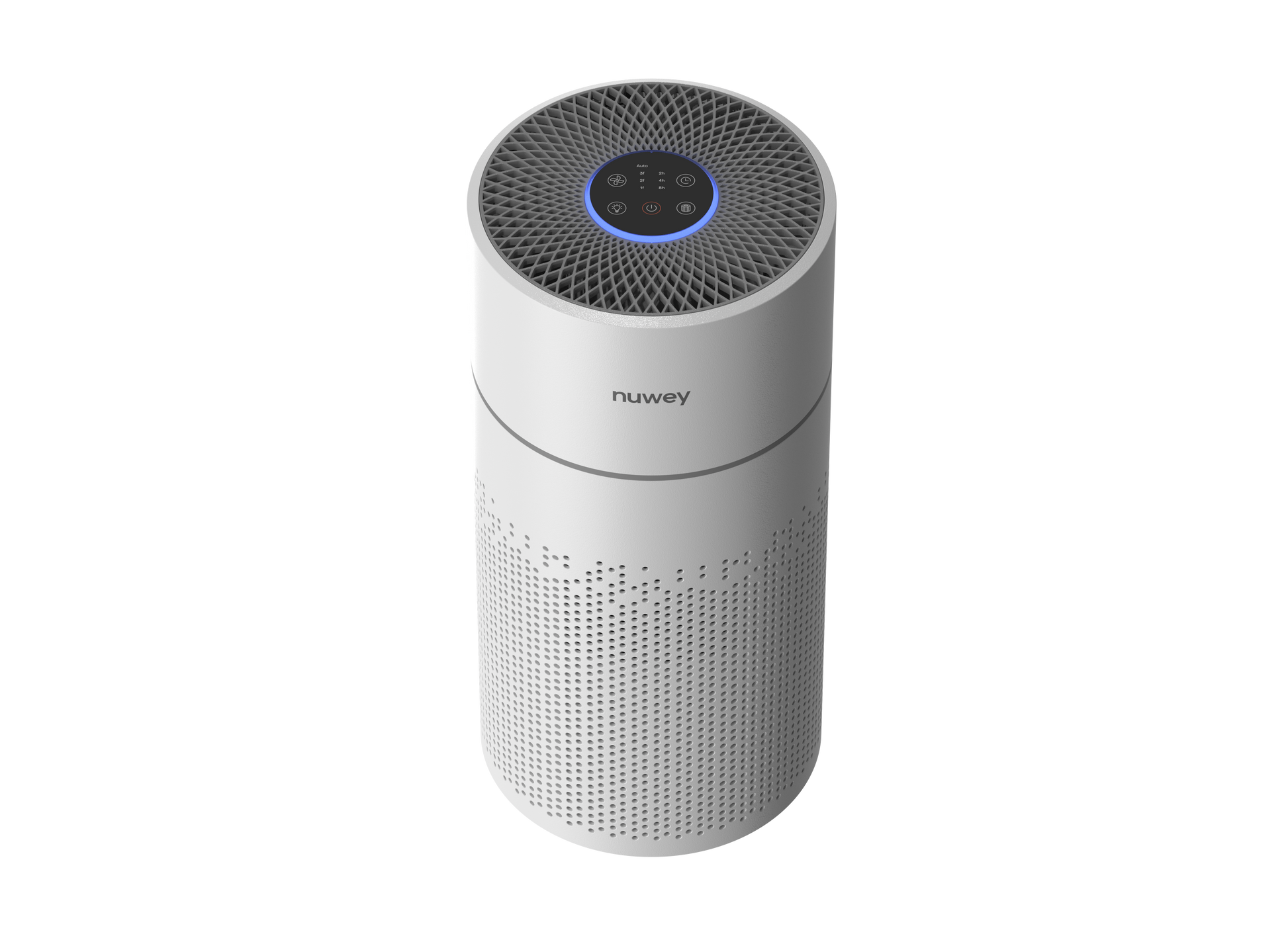 Nutricook Nuwey Air Pure XL Air Purifier side view with AirDetect sensor