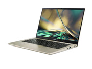 كمبيوتر محمول Acer Swift 3 مقاس 14 بوصة، معالج Intel Core i5-1240P، ذاكرة وصول عشوائي (RAM) سعة 8 جيجابايت، قرص SSD سعة 512 جيجابايت، نظام تشغيل Windows، Acer SF314-512-56QM
