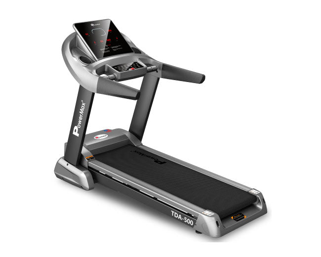 PowerMax Semi Auto Lubrication Treadmill with 3D Smart Touch Keys TDA-500