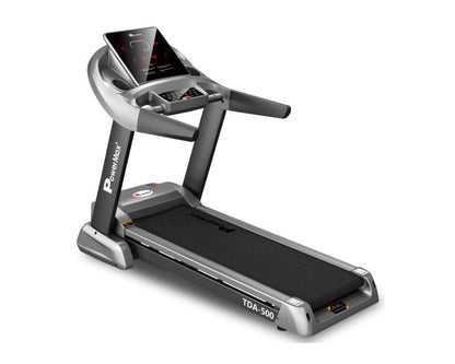 PowerMax Semi Auto Lubrication Treadmill with 3D Smart Touch Keys TDA-500