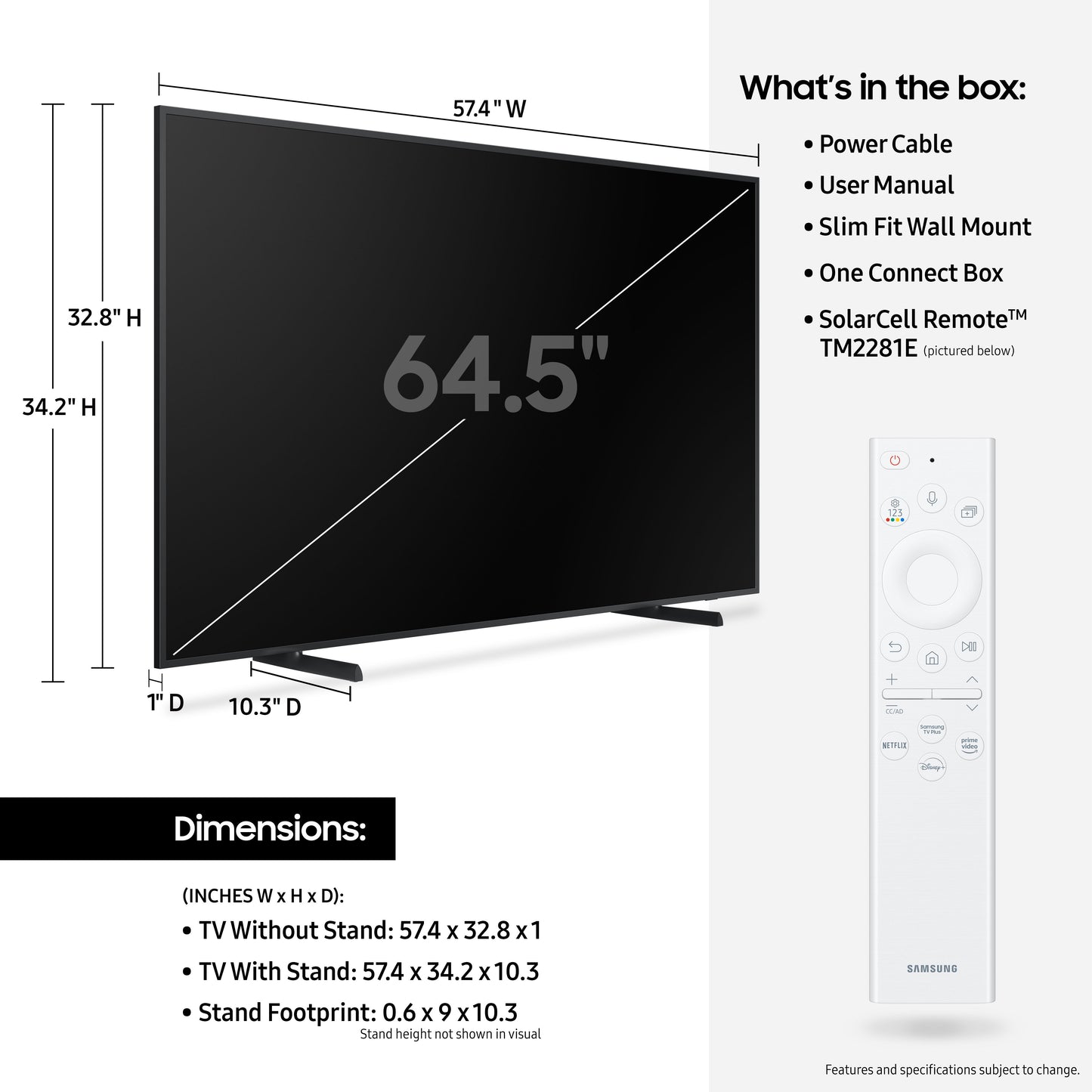 Samsung 85" LS03B The Frame Art Mode QLED 4K HDR Smart TV 85LS03B