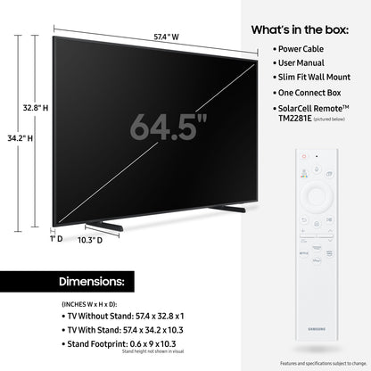Samsung 85" LS03B The Frame Art Mode QLED 4K HDR Smart TV 85LS03B