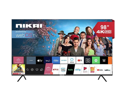 Nikai 100 Inch Platinum Series 4K UHD WebOS Smart TV HDR Dolby Audio NIK100MEU4STN