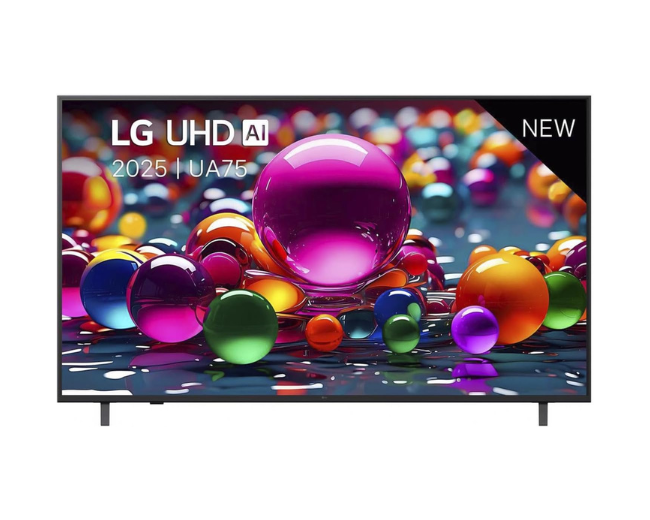LG 43 Inch UA75 UHD 4K Smart TV with α7 AI Processor Gen8 - 43UA7500
