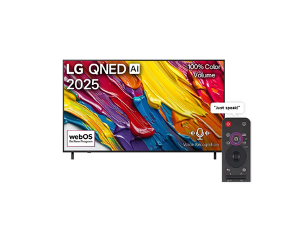 LG 65 Inch QNED82 4K QNED Smart TV with α7 AI Processor Gen8