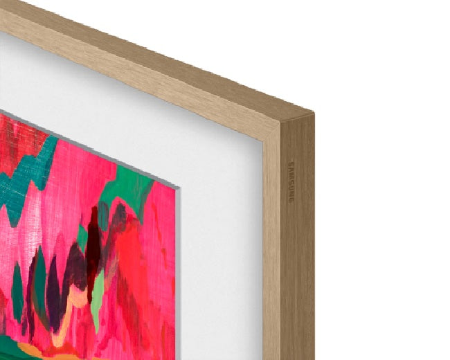 Samsung Customisable Modern Teak Bezel for The Frame 65 Inch TV VG-SCFF65TKBXC