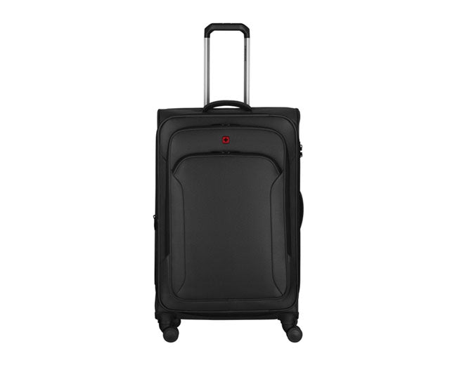 Wenger Vibrave 68cm Softcase Luggage Bag, 4 Double Wheel Expandable Luggage Trolley