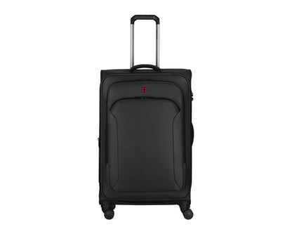 Wenger Vibrave 68cm Softcase Luggage Bag, 4 Double Wheel Expandable Luggage Trolley
