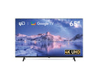 تلفاز FPD سمارت 65 بوصة Google TV 4K UHD مع Google Play و Google Cast مدمج، HDR 10، Dolby Audio، MEMC، جهاز تحكم صوتي، بث مباشر للتلفاز (CG65-C3، موديل 2024)