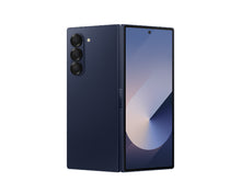 هاتف ذكي سامسونج جالاكسي زد فولد 6، 12 جيجابايت رام، لون فضي، أزرق داكن، وردي