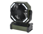 Geepas GF21220 8-Inch Rechargeable Fan - 10000mAh, 30H Backup, LED Light, Remote
