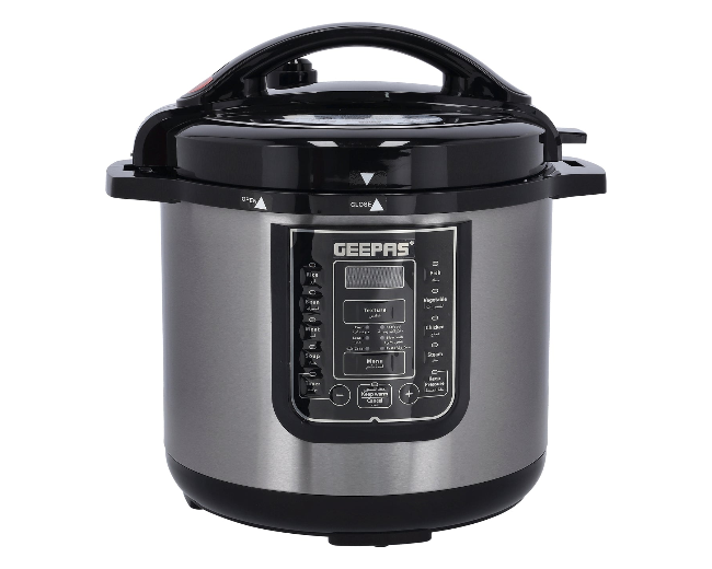 Geepas GMC35030 12L Digital Multi Cooker - 1600W, 14 Programs, LED Display