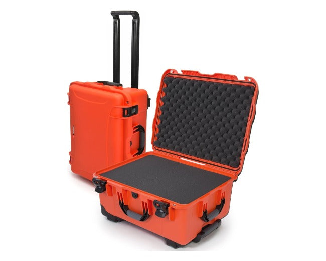 Nanuk 950 Waterproof Hard Case with Wheels and Cubed Foam - Orange 950S-010OR-0A0
