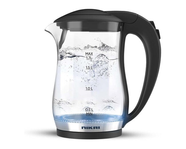 Nikai Electric Glass Kettle 1.7L 2200W NK323G