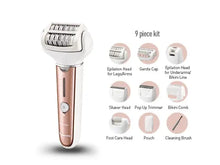 Panasonic Rechargeable Epilator 9 Piece Set ESEL8A