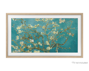 Samsung Modern Teak bezel on 32-inch The Frame TV, front view; TV not included