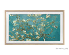 Samsung Modern Teak bezel on 32-inch The Frame TV, front view; TV not included