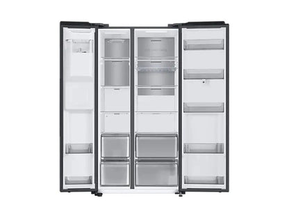 Samsung Family Hub™ SpaceMax™ RS6HA8891B1 American Style Smart Fridge Freezer - Black Stainless