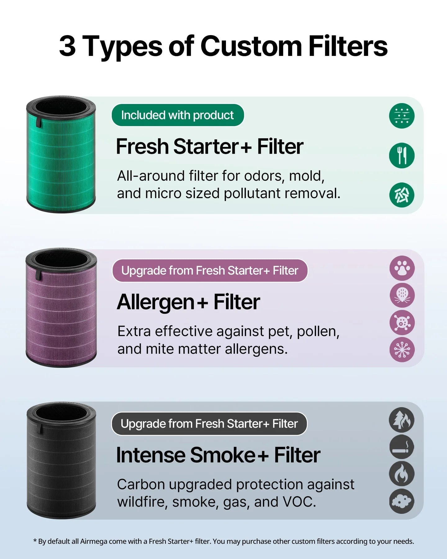 Coway Airmega 450 air purifier filter system detail