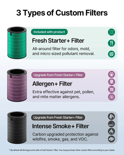 Coway Airmega 450 air purifier filter system detail