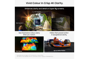 Samsung 98U9000H vivid colour in crisp 4K clarity