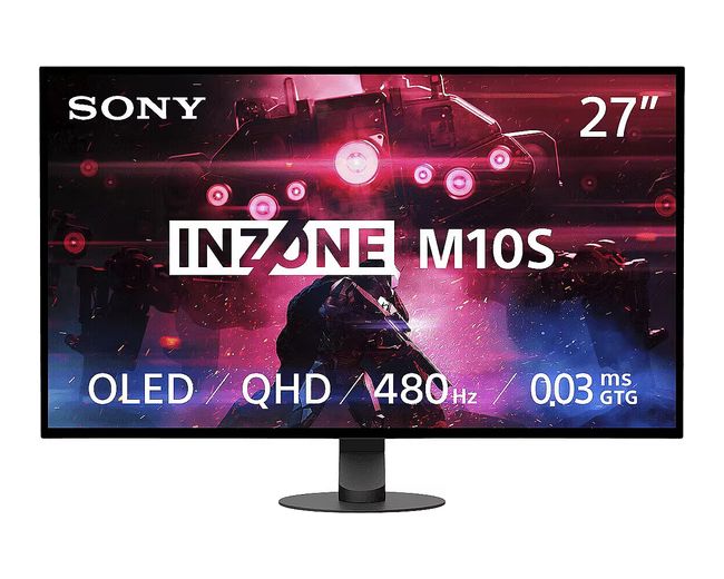Sony 27 Inch INZONE QHD OLED Gaming Monitor 480Hz 0.03ms NVIDIA G-SYNC SDM27Q10S