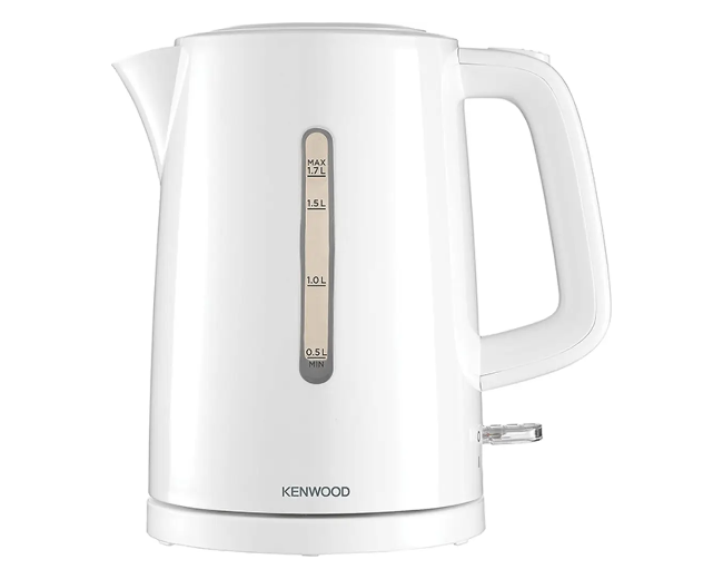 Kenwood ZJP00 Cordless Electric Kettle 1.7L - 2200W, White, 360° Base
